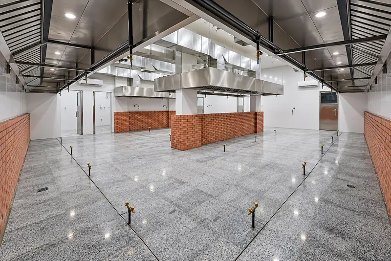 Production & cooking hall