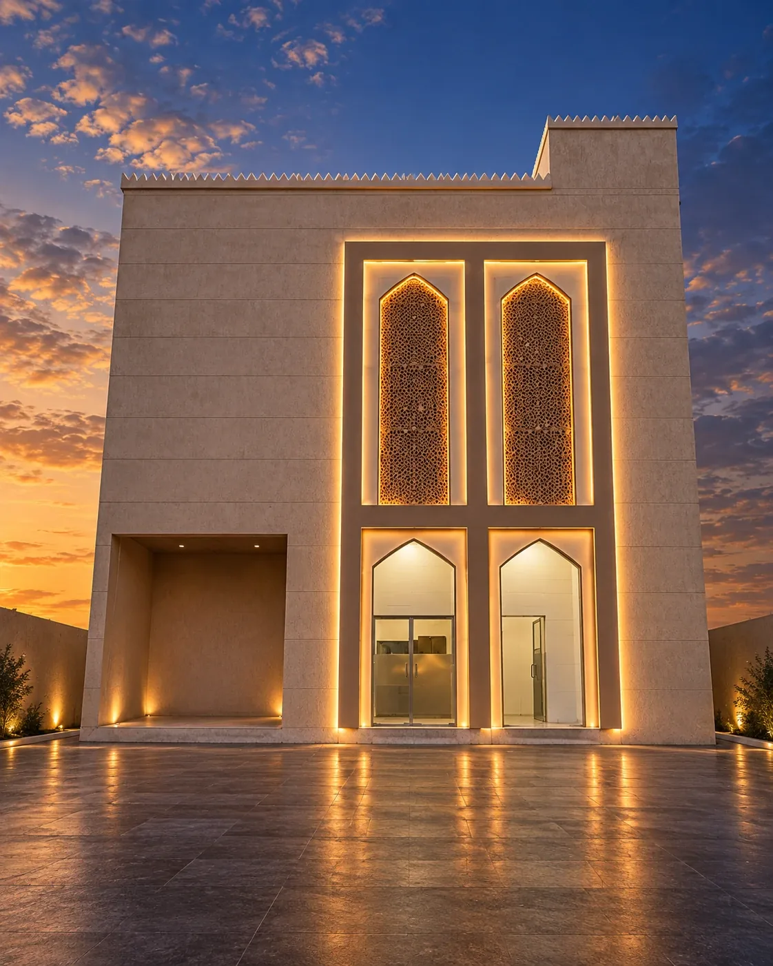 Façade to the approved Makkah code